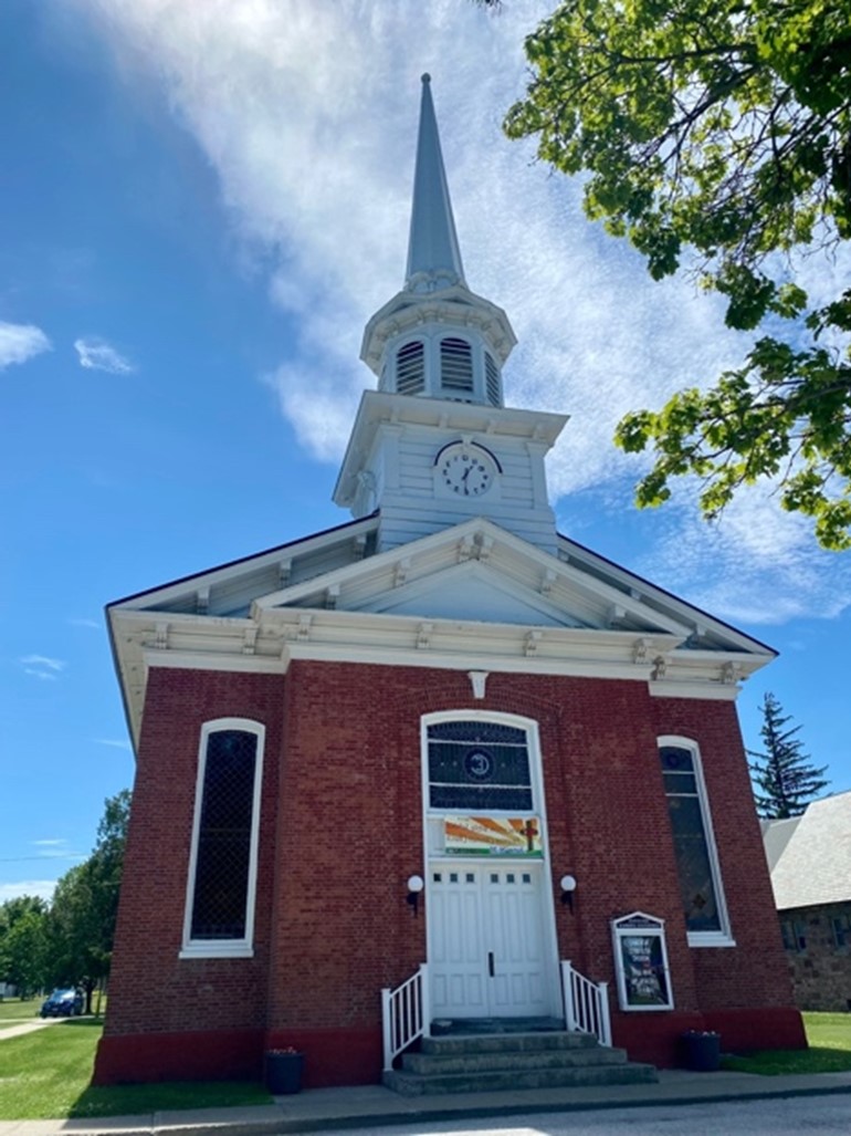 First meeting place, now the Swanton Christian Church